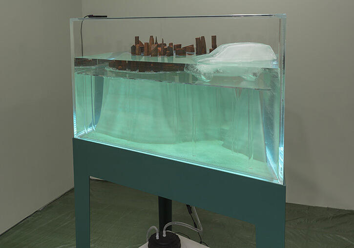 josh-kline-installation-view-glass-water-tank